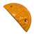Rubber Speed Hump End Cap for 500mm Sections - Yellow