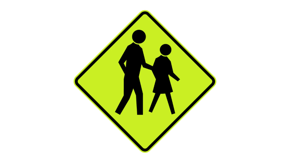 Permanent Warning Road Signage