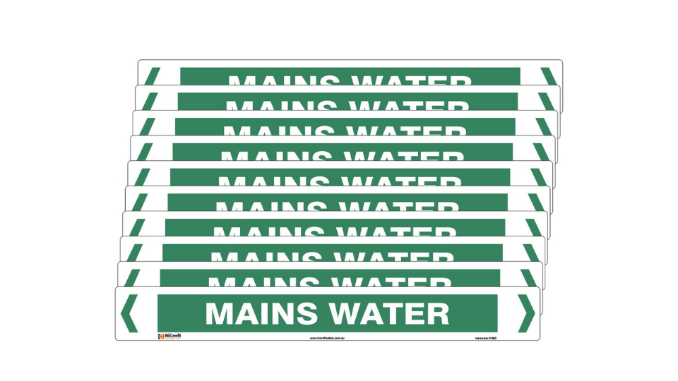 Self Adhesive Pipe Markers