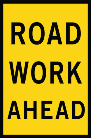 Boxed Edge Road Signs