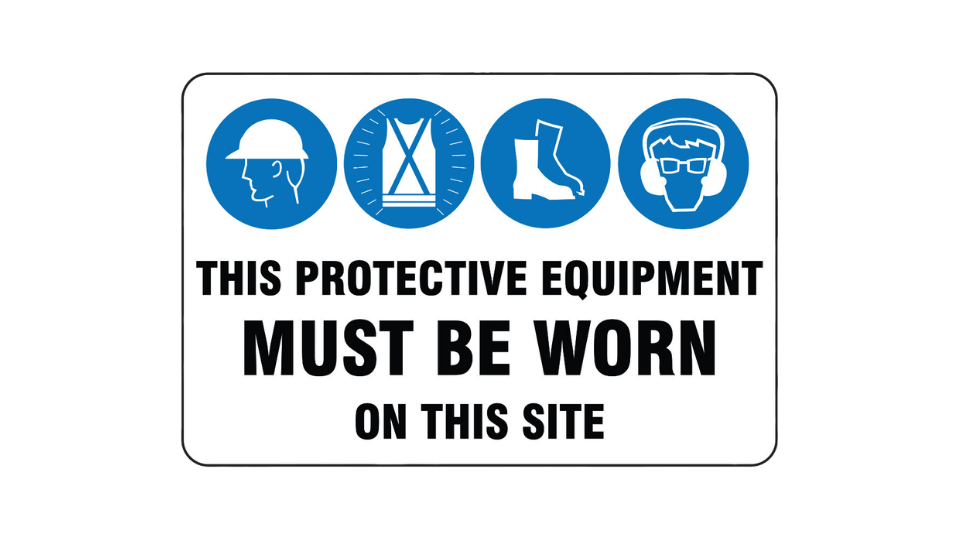 Mandatory Multi PPE Signs
