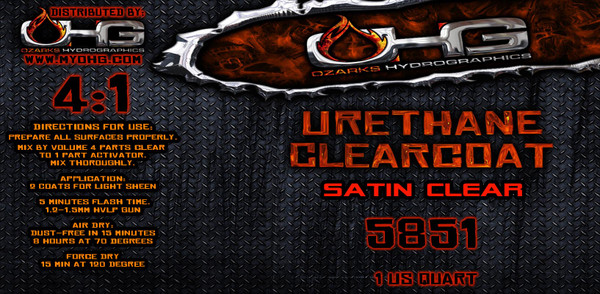 SATIN Clearcoat - Urethane