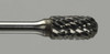 1/8" Shank Large Ball Nose Cylinder Carbide Bur