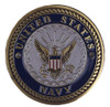 Navy Brass Medallion