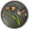 Hummingbird Brass Medallion