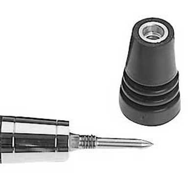 Medium Chrome Combo Cane and Walking Stick Tip TreelineUSA