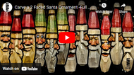 New 1x1 2 Faced Santa Ornament Video