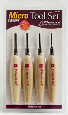 Flexcut Micro 60 Degree V Tool Set - TreelineUSA