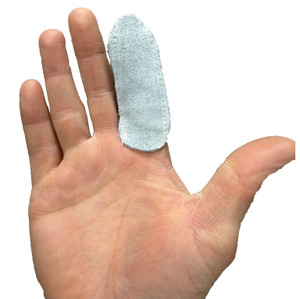 Leather Finger Guard - Open Tip
