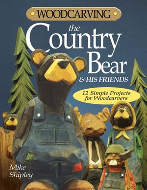 WOOD CARVING THE COUNTRY BEAR AND HIS FRIENDS