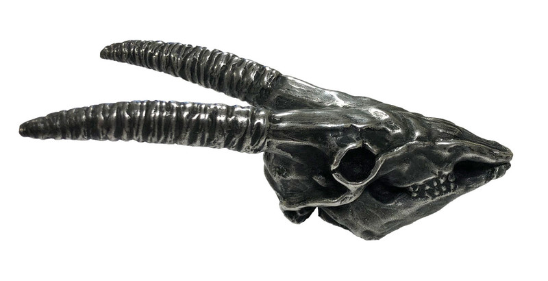Stainless Steel Goat Head Cane Handle