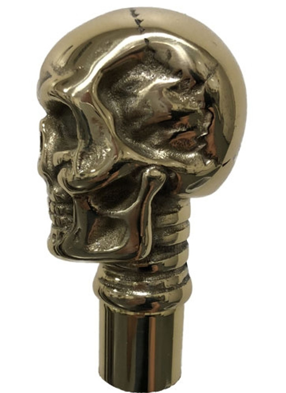 新品未使用DAMNGOOD!! SKULL HANDLE SC25 BRASS DAMNGOOD!! SKULL HANDLE SC25 BRASS