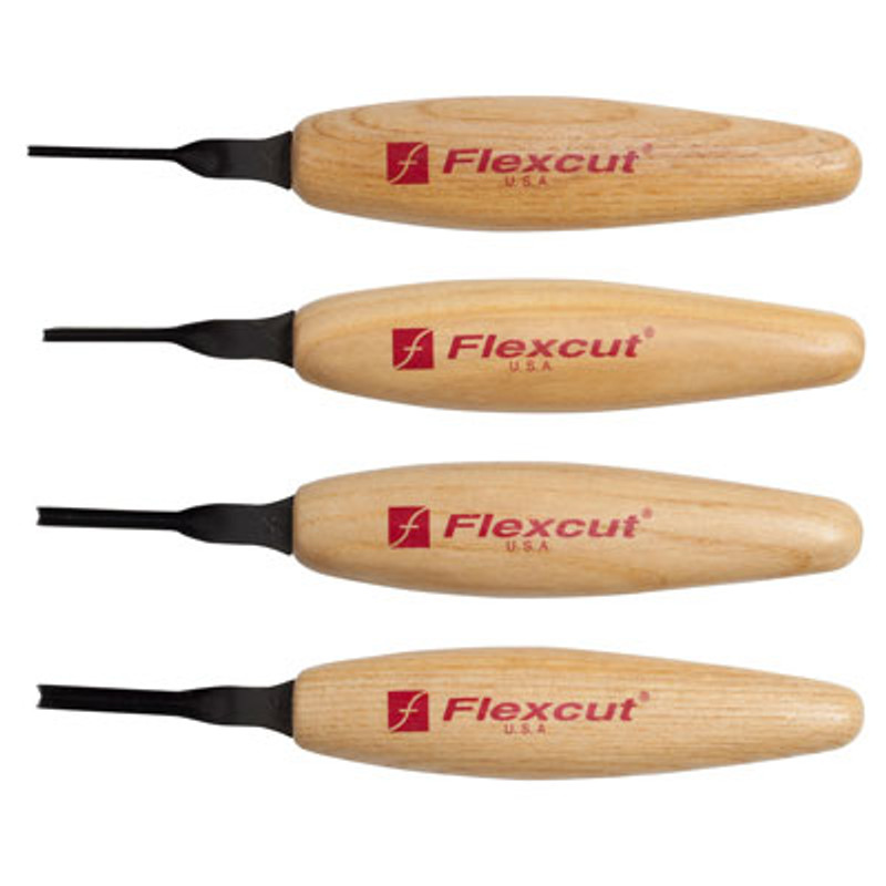 Flexcut Micro 45 Degree V Tool Set - TreelineUSA