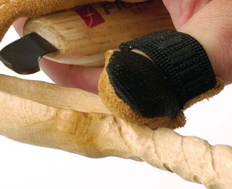 Leather Finger Guard — Mountain Woodcarvers