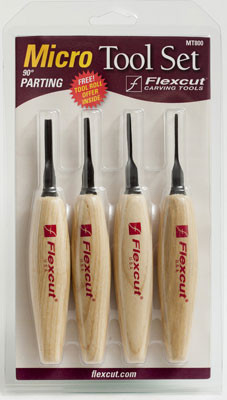 Flexcut Micro 90 Degree V Tool Set - TreelineUSA