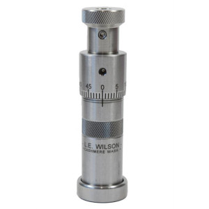 Seaters have a built in micrometer seating depth adjustment feature with an easy to read scale in .001 graduations. Seaters have a built in micrometer seating depth adjustment feature with an easy to read scale in .001 graduations.