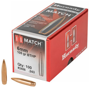 Hrndy Match 6mm .243 105gr 100ct Hrndy Match 6mm .243 105gr 100ct