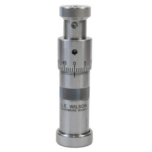 Seaters have a built in micrometer seating depth adjustment feature with an easy to read scale in .001 graduations. Seaters have a built in micrometer seating depth adjustment feature with an easy to read scale in .001 graduations.
