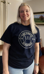 NAVY BLUE URBANRIFLEMAN REAGAN FREEDOM SHIRT FRONT