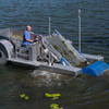 In Use Lake Weed Harvesting Machine