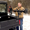 Polaris Ranger Jaws of Ice Auger Carrier with Strikemaster Auger