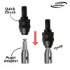 EZ Auger Power Drill Connection System
