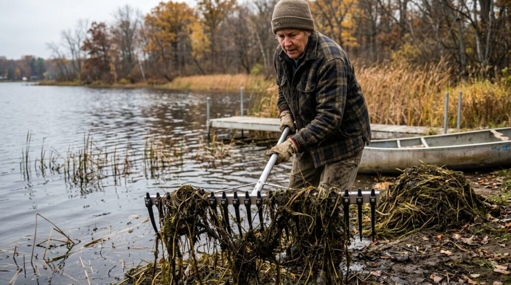 Fall Lake Cleanup: RakeZilla’s Role