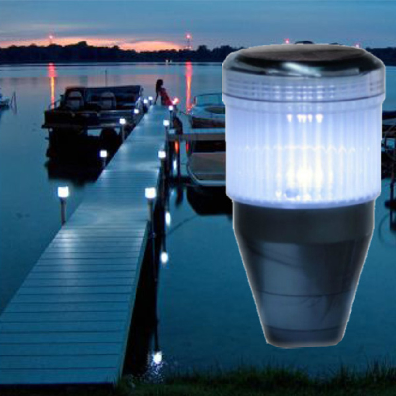 Solar Dock Lights 2 pack The Weeders Digest
