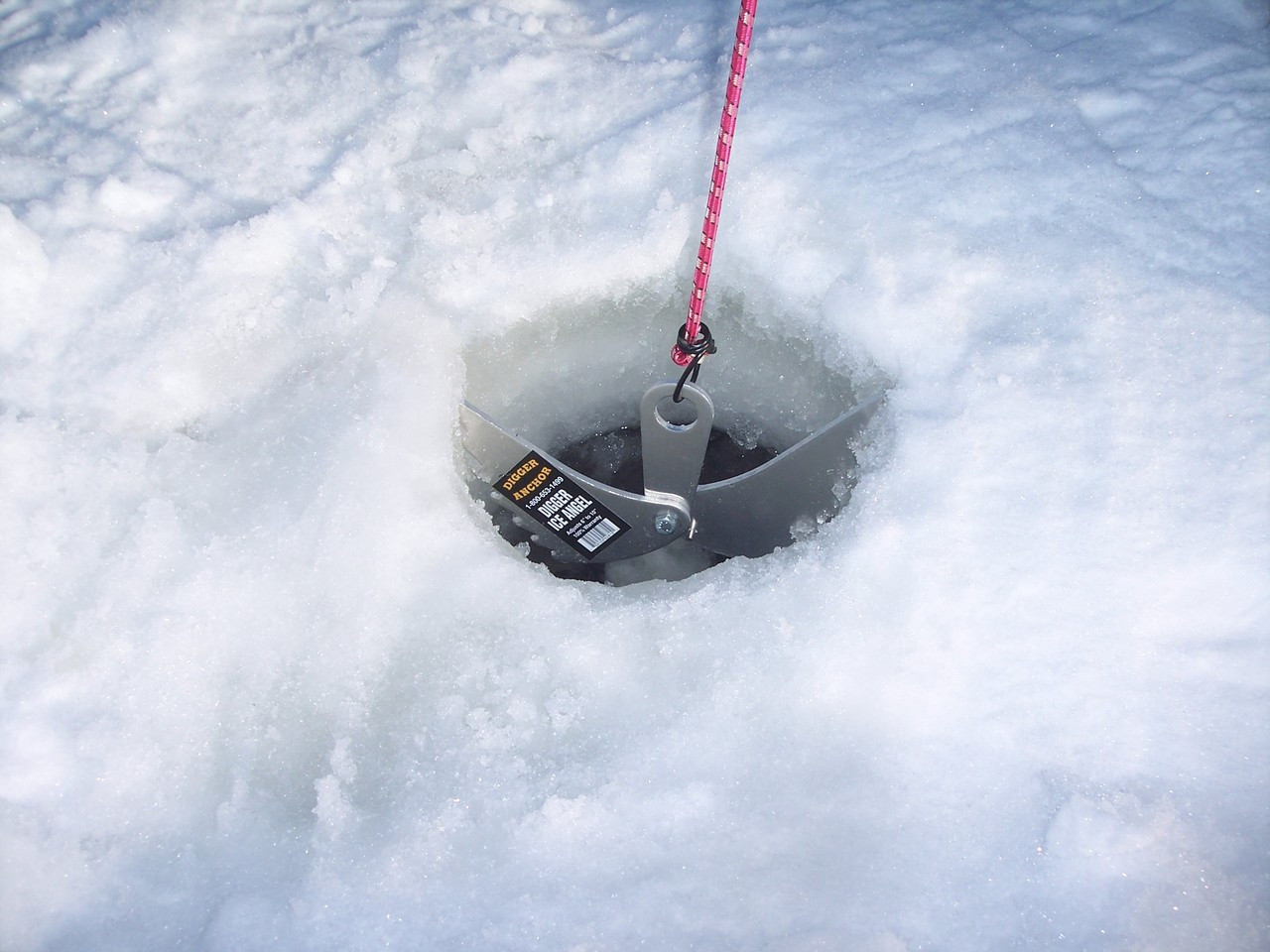 Digger Ice Angel, Portable Ice shanty fish house Anchor