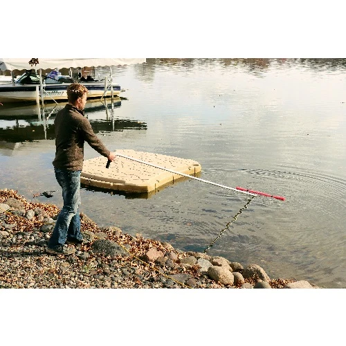 UltraLite 36 inch rake with float in use