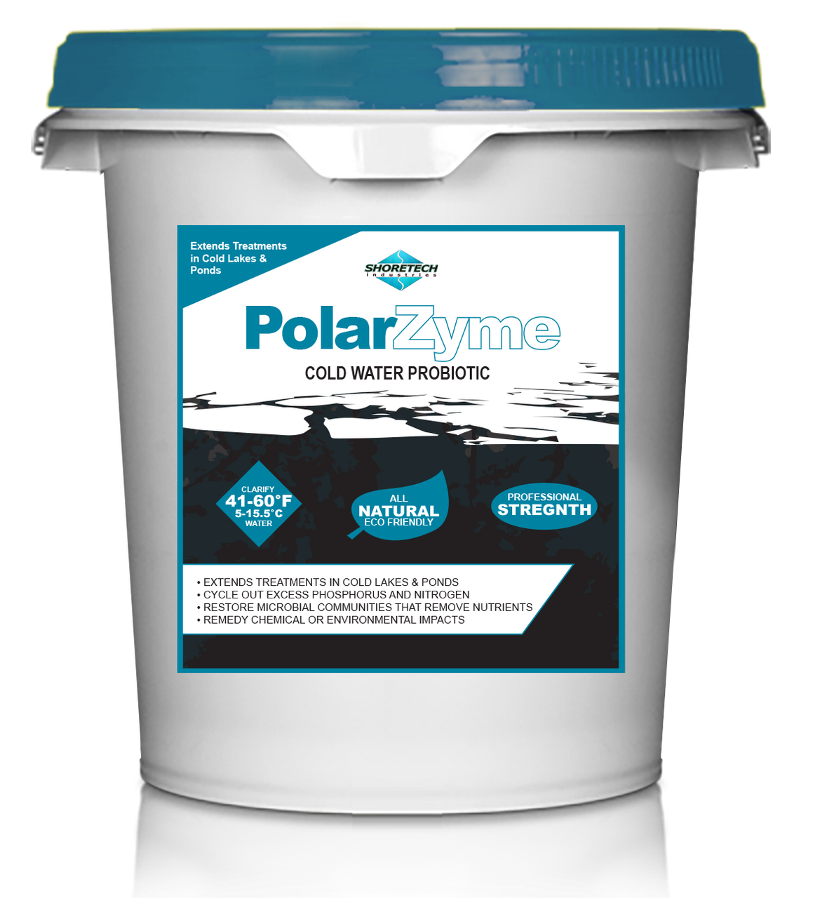 Water powderセット PolarZyme | Cold Water Pond Clarifier | Powder Bacteria Eco-friendly