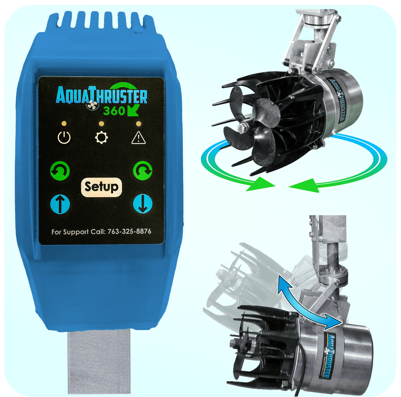 AquaThruster™ Nexa 360 | Lake Muck Blower | Underwater Fan