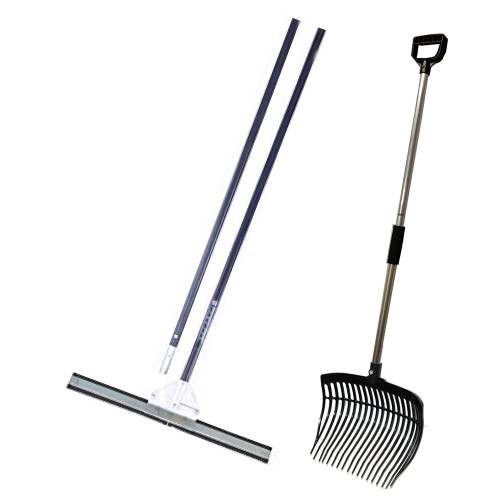 Serrated Edge Lake Weed Cutter and Pitch Fork Kit