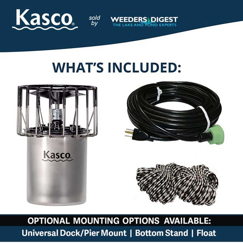 Kasco Deicer Models for Marinas, Docks, Piers, Lakes & Ponds