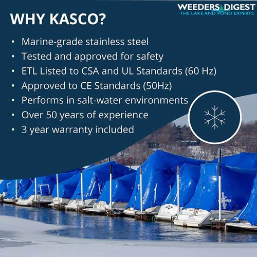 Dock Deicer | Kasco Marine De-Icers