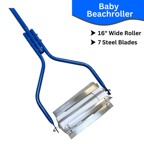 The Baby Beachroller is perfect in getting into those tight spaces around your dock.