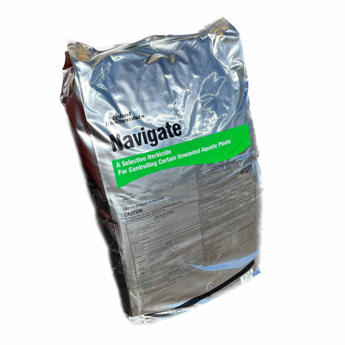 Navigate is an aquatic granular formulation of 2, 4-D. A granular aquatic herbicide, which selectively controls some of the most troublesome aquatic plants. These include water milfoil, coontail, and spatterdock. Gradual release and systemic action ensures complete kill of the entire plant.

50 lb. bag