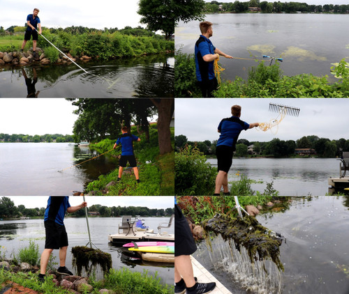 Rake Zilla - Large Lake weed beach rake with big teeth