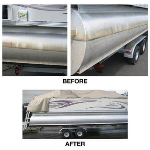 Toon-Brite Aluminum Cleaner Before & After