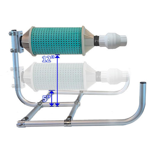 40 gal Filter with Stand, Check Valve & Suction Hose for Irrigation pump