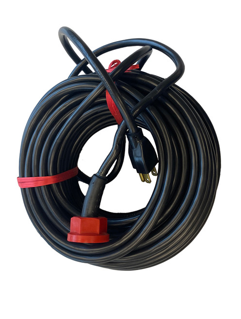 100ft Cord for 1/2 & 3/4 HP (2400/3400 model Motors) Red Nut