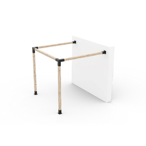 Single Wall Mount Pergola Kit for 4x4 Wood Posts