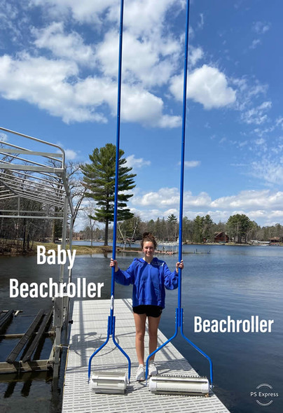 Introducing the Beachroller and the Baby Beachroller! Easily cut and rip lake weeds out at the root!