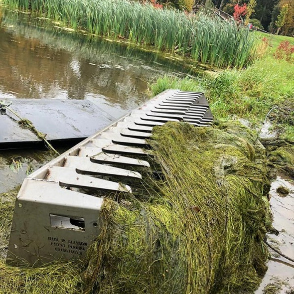 pond dredge use