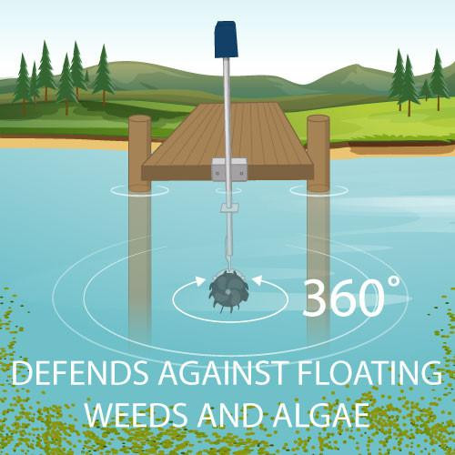 Aqua Thruster Weeders Digest eliminate lake floating weeds and algae