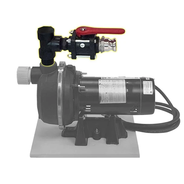 T-Assembly Ball Valve 1-1/2 inch NPT for Lake sprinkler pump
