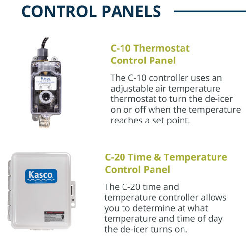 Kasco De-Icer Thermostat | De-Icer Timers