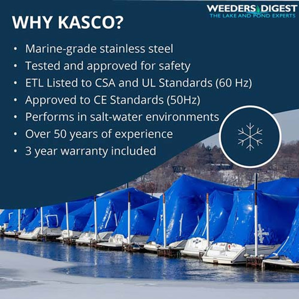 Dock Deicer | Kasco Marine De-Icers