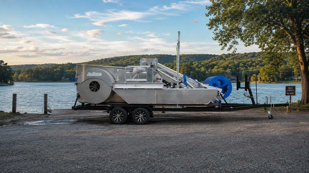 Eco Harvester on trailer