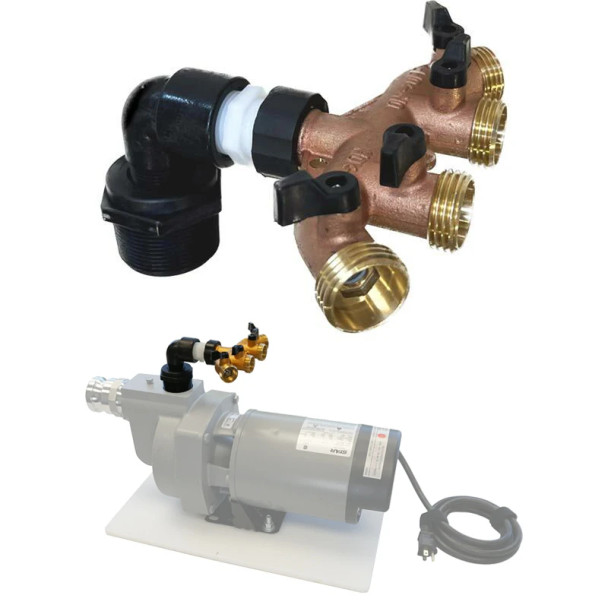 4-Port Hose Adaptor for Irrigation Pump 1-1/2" discharge